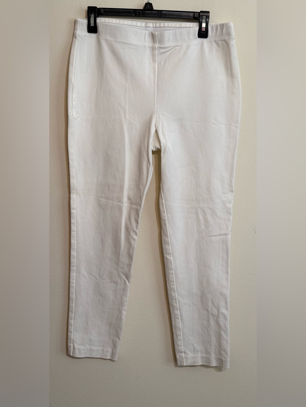 Karen Kane Women’s Off White Stretch Pull-On Pants  L